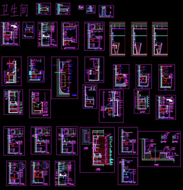 卫生间节点施工图
