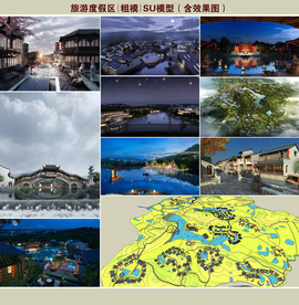 旅游度假区（粗模）