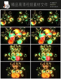 带通道的粒子花海视频素材