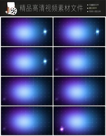 带通道的粒子花海视频素材