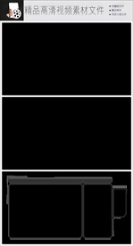 带通道的科技智能元素转场素材