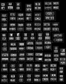 酒柜装饰柜CAD图集