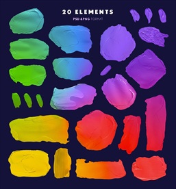 6款水墨高清PNG免扣素材合集