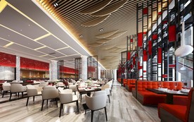 高端 大型商场餐厅