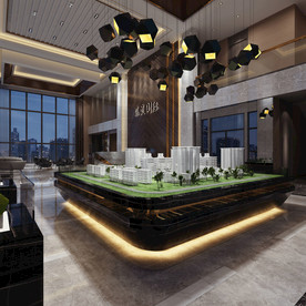 高端售楼部 大厅设计