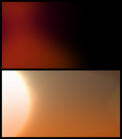 暖色镜头光效遮罩特效转场视频