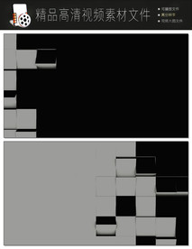 HUD全息科技转场通道视频