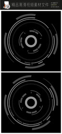 时尚唯美几何图形汇聚图形视频