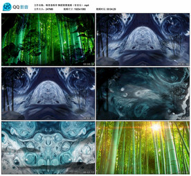 卷珠帘 舞台大屏幕背景视频成品