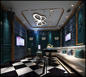 豪华 高端 ktv 包厢设计
