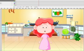 在厨房里唠叨的妈妈