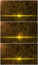 金色粒子婚宴歌舞LED视频01