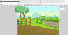 日落后小鸟开心快乐的飞翔4秒