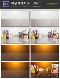 AE大气立体炫酷头片尾视频