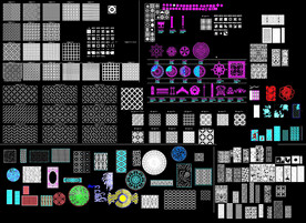 瓷砖拼花地面图案
