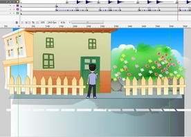 人物敲门动画6秒带声音