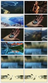 AE标志旅游时尚快闪视频