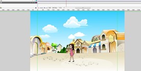 城市中走路的女人10秒