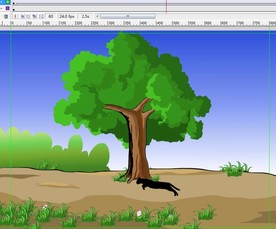 夜晚奔跑的黑影6秒