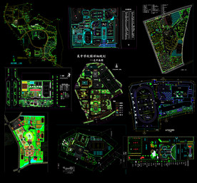 学校建筑规划平面图