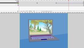 笔记本电脑显示的7秒动画