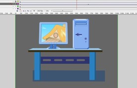 台式电脑画面播放动画7秒