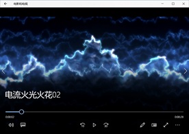 电光火花闪电视频动态背景特效素