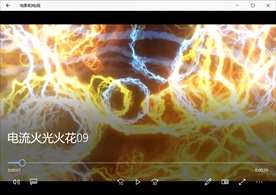 电光火花闪电视频动态背景特效素