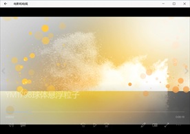 金色高清粒子视频动态背景特效素