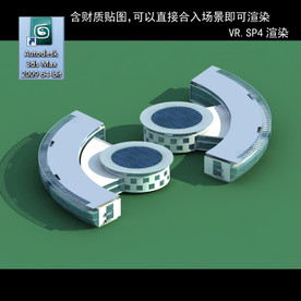 写字楼 现代办公楼 建筑模型图