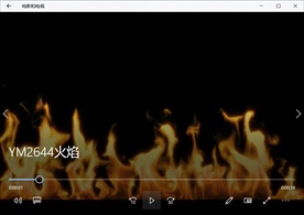 燃烧火焰动态背景特效素材