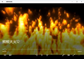 燃烧火焰动态背景特效素材