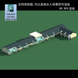 中式建筑 中式多层 中式别墅