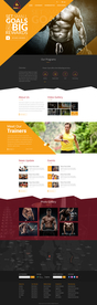 健身锻炼网页模板