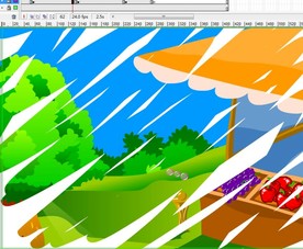 水果摊擦拭效果遮罩应用5秒