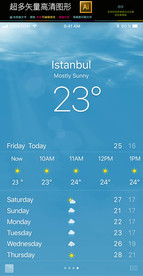 通用商务手机界面PSD分层文件