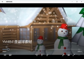 圣诞节雪人卡通元素