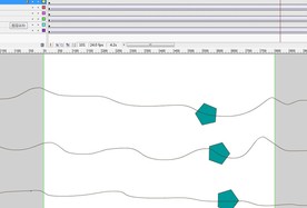 绿色五边形旋转引导线6秒