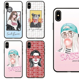 女孩手机壳图案