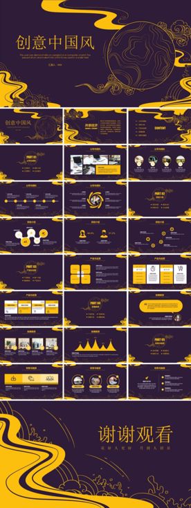 创意中国风商业项目计划书PPT