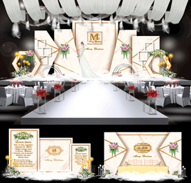 香槟色大理石婚礼