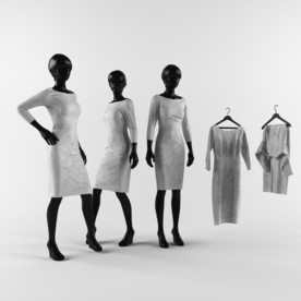 衣架人体塑料模型