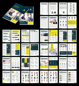 企业word招商画册设计模板