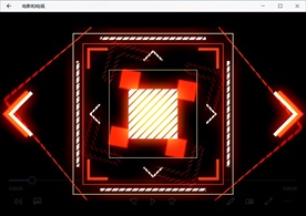 矩形线条结构变换跳动背景视频