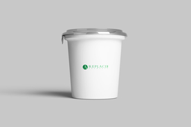 白色食品罐样机