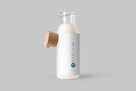 牛奶瓶包装样机