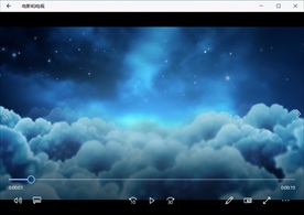 蓝天白云飞翔天空风景视频