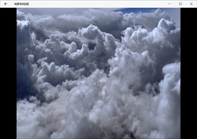 蓝天白云飞翔天空风景视频