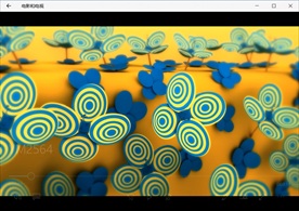 卡通蓝色花瓣动态背景