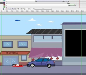 男子等车遭遇交通事故6秒